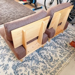 ソファ 二人掛け の画像