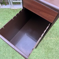 ライクイット (like-it) 分別スイングステーションワイド 木目調パネル BWP-12BSWS Br・ブラウン 引出し分別ペール 大容量 多分別 ゴミ箱の画像