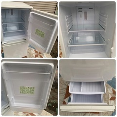 E780 SHARP 2ドア冷蔵庫　SJ-D14C-Wの画像