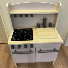 木製おままごとキッチン の画像
