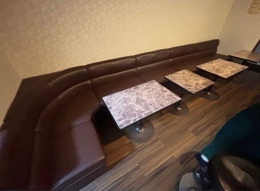 直接取引限定】ソファテーブル10点まとめ売りスナックバーカラオケ喫茶