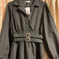しまむら　新品　ワンピース　Lサイズ　レディース　ロング丈　ファッションの画像