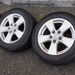 日産 エルグランド E52 スタッドレスタイヤ 215/55R16 純正アルミホイール 千葉県印西市からの画像