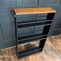 キャスター付き キッチン収納 すきま収納 ランドリー収納の画像