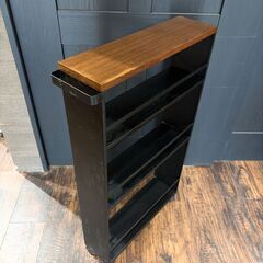 キャスター付き キッチン収納 すきま収納 ランドリー収納の画像