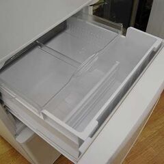 冷蔵庫 335L 2022年製 3ドア Panasonic NR-C343C グレイスホワイト 自動製氷機能付き 動作確認済み エコナビ パナソニック 三百L 大型 札幌市 清田区 平岡の画像