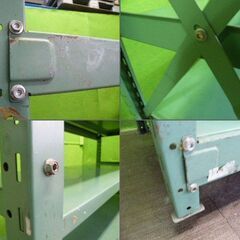 H180cm×W185m×D60cm スチールラック ５段タイプ (汚れ・キズ有り)■中量棚・重量棚・ボルトラック■L-595の画像