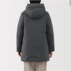 muji婦人　撥水ダウンミドルコートの画像