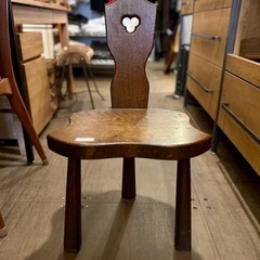 ダイニングチェア 椅子 木製 ローバック アンティーク チェア イス おしゃれ 細い背もたれの画像