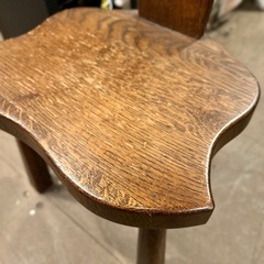 ダイニングチェア 椅子 木製 ローバック アンティーク チェア イス おしゃれ 細い背もたれの画像