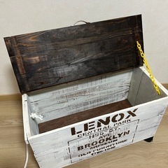 りんご箱リメイクボックスの画像