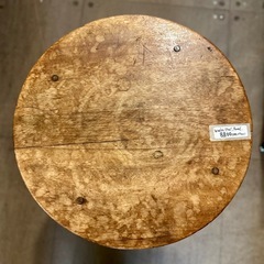 スツール 木製 丸スツール チェア 椅子 アンティーク レトロ カフェ風 コンパクト イス ラウンドスツール 花台 サイドテーブルの画像