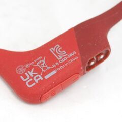 簡易動作確認済み SHOKZ 骨伝導イヤホン OPENRUN S-803 レッド 本体のみ 札幌市 清田区 平岡の画像
