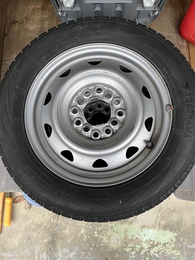 155/65R13 スタッドレスタイヤ ICE GUARD（ヨコハマ）2本セット スチールホイール付き