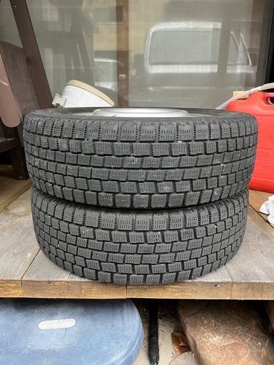 155/65R13 スタッドレスタイヤ ICE GUARD（ヨコハマ）2本セット スチールホイール付き