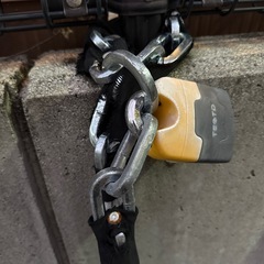 バイク用　盗難防止チェーンロックの画像