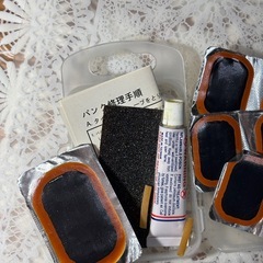 自転車　パンク修理キットの画像