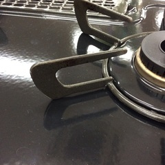 【強火力で調理の幅広がる】ガステーブル Rinnai リンナイ　KG35NBKR 2024年製 調理家電　LPガス:ブラックの画像