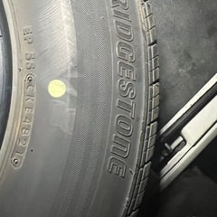 195/80r15 107/105N LTノーマルBridgestone 48週21年製と純正ハイエース用4本セットの画像