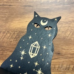 【新品未開封】木製・猫のウォールフックの画像