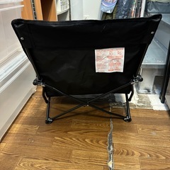 【キャンプチェア】【キャプテンスタッグ】クリーニング済【管理番号12412】金の画像