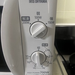 電子レンジ　アイリスオーヤマの画像