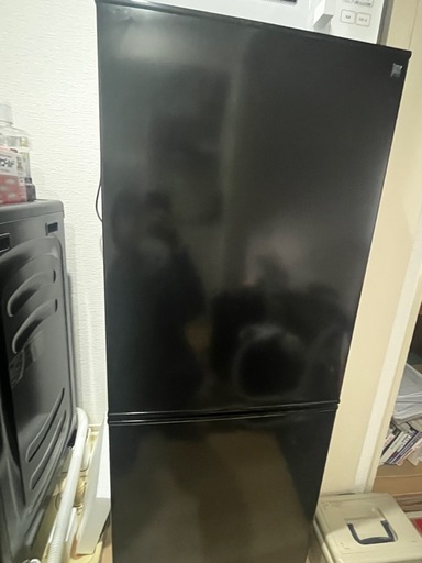 140L 霜取り不要 2ドア冷蔵庫 BK(NTR-140)