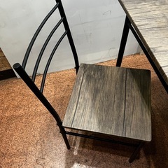 アイリスプラザ ダイニング3点セット テーブル 椅子2客の画像