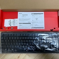 【美品】 BUFFALO ワイヤレスキーボード、中古、BSKBW-120の画像