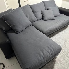 ニトリ　キングダムカウチソファ　の画像