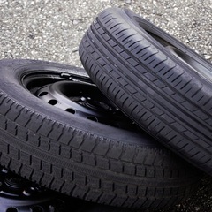 スタッドレスタイヤ3本 夏タイヤ１本 鉄ホイール４本セット 145/80R13 タント ミラ ムーブ　千葉県印西市からの画像