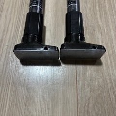 突っ張り棒　物干し　2本セット　黒 110〜190cm調整可能　の画像