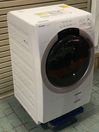 ☆2024年製定価12万以上⭐︎7KgSHARP シャープ ドラム式電気洗濯乾燥機