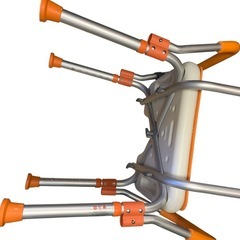 美品 介護用 シャワーチェア 肘掛け付き バスチェア 高さ調整 介護椅子の画像
