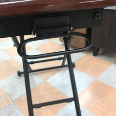 ＼家具＊家電のお店／【ｼﾞｬﾝｸﾞﾙｼﾞｬﾝｸﾞﾙ石川金沢店】昇降テーブル 茶     W(幅)90×D(奥行き)60×H(高さ)70～115cmの画像