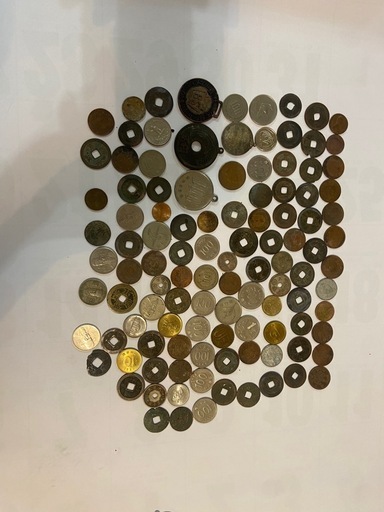 昔のお金海外のお金111枚