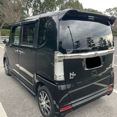 ホンダ N-BOX+カスタム 車検2年付き❗️8インチフルセグナビ❗️バックカメラ❗️前後ドラレコ❗️ETC❗️の画像