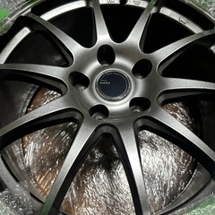 22年製スタッドレスタイヤ&ホイール４本　235/55R18　　　の画像