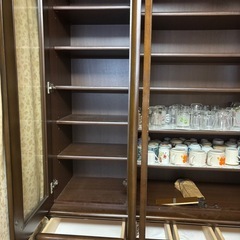 【あげます】食器棚の画像