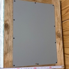 古材 ウッドフレーム ミラー 壁掛け 鏡 ヴィンテージ風の画像