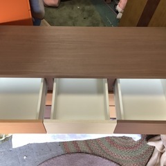 【リサイクルサービス八光】幅120㎝　3段ローチェスト　KAREN-120LCの画像