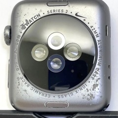 【動作確認済】 ナイキApple Watch Series2 42mm フラットシルバー 新品全面保護ケース付きの画像