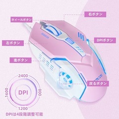 【新品未使用】CHONCHOW ゲーミングマウスの画像