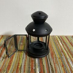 M712  IKEA キャンドルランタン ブラックの画像