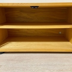 無印良品　木製　テレビ台 テレビボード40×横162.5×高さ45cmの画像