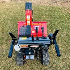 【60kmまで送料無料！】ヤンマー Je-8HE 8.5馬力 オーガ幅71cm セルモーター サイドクラッチ整備・動作確認済 除雪機 十勝 大樹 広尾 帯広の画像