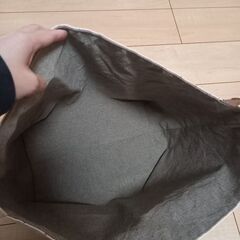 ⚠️0円出品⚠️布バスケット 大サイズ④(ブタ柄)の画像