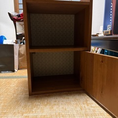 2段収納ボックス扉付き
の画像