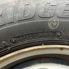 　スタッドレス 145r12 4本 鉄ッチン 軽トラ 軽バンの画像