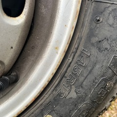 　スタッドレス 145r12 4本 鉄ッチン 軽トラ 軽バンの画像